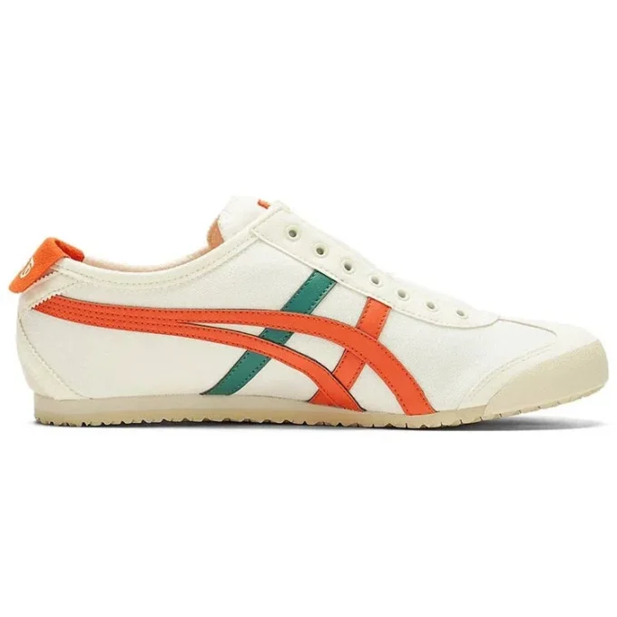 Mexico 66 Slip-On “Bianco Arancione Verde”