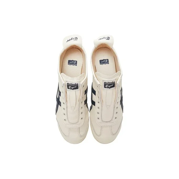 Mexico 66 Slip-On “Bianco Blu Navy Giallo”