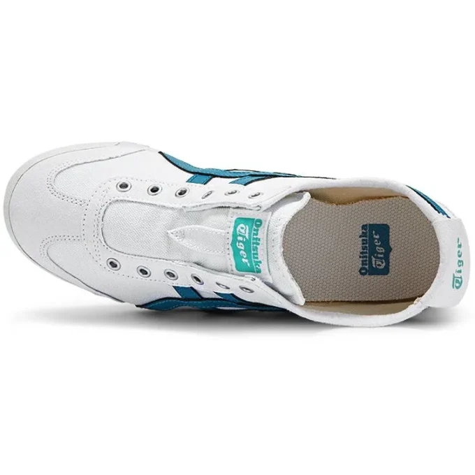 Mexico 66 Slip-On “Bianco Blu Verde Acqua”