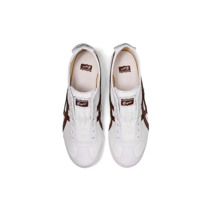 Mexico 66 Slip-On “Bianco Marrone rossiccio”