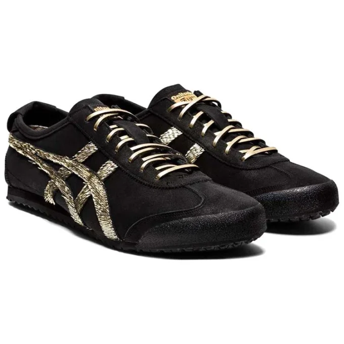Mexico 66 Slip-On “Black Silver”