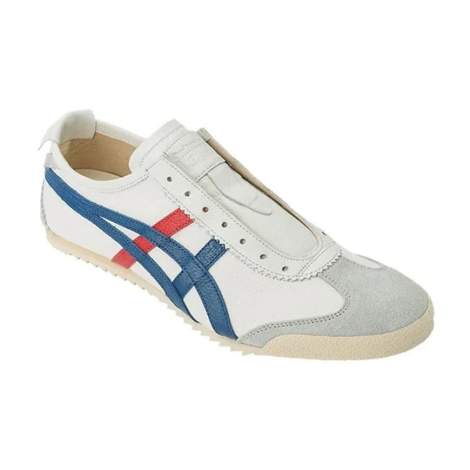 Mexico Slip-On Deluxe “Bianco Blu Rosso”