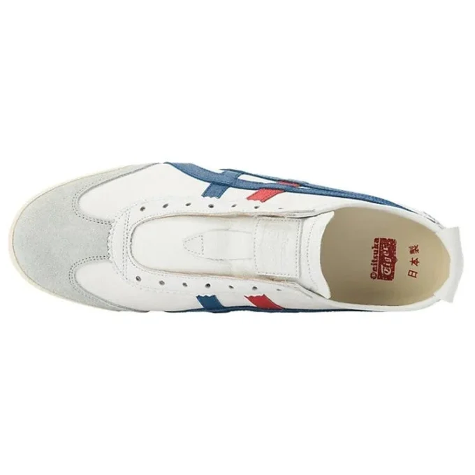 Mexico Slip-On Deluxe “Bianco Blu Rosso”