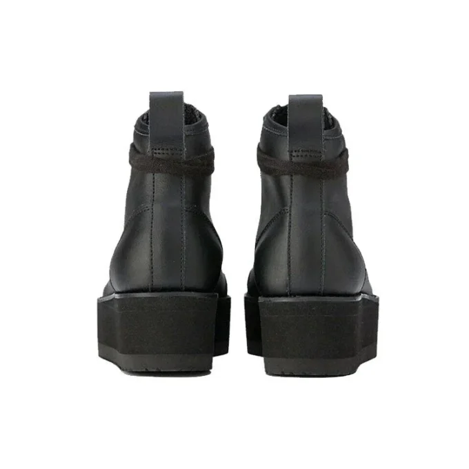Scarpe alte Delegation Chunk “Black Faux Fur”