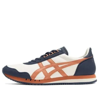 Scarpe da corsa Dualio Marathon “Bianco Blu navy Arancione”