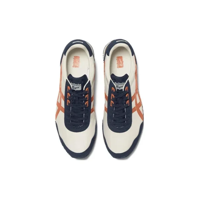 Scarpe da corsa Dualio Marathon “Bianco Blu navy Arancione”