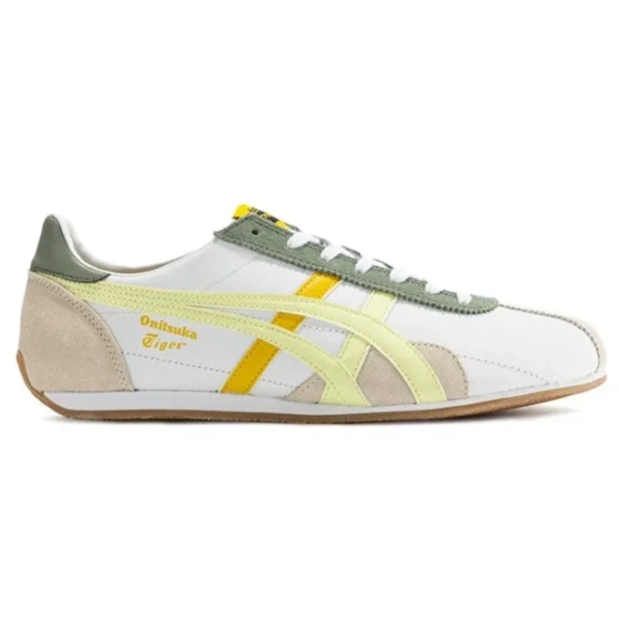 Scarpe Runspark “Bianco Verde Oliva Giallo”