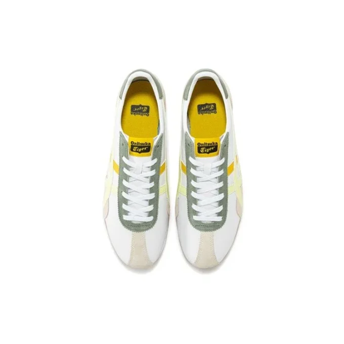 Scarpe Runspark “Bianco Verde Oliva Giallo”